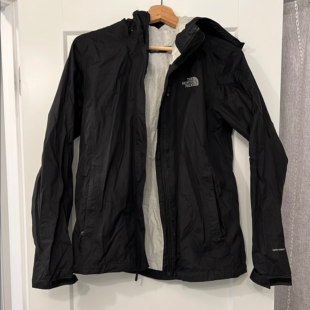 The North Face Black Raincoat